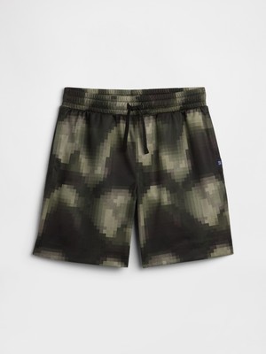Gap Erkek Çocuk Koyu Yeşil %100 Recycled Pull-On Mesh Şort