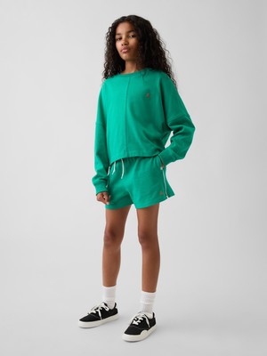Gap Kız Çocuk Açık Yeşil Relaxed Easy Şort