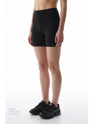 Penti Siyah Yüksek Bel Hot Pant