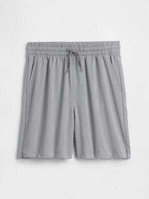 Gap Erkek Çocuk Gri Relaxed Pull-On Performans Şort