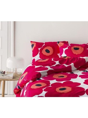 Taç Zorlutekstil Marimekko Desen Yastık Kılıfı 2 Li