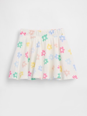 Gap Kız Bebek Çok Renkli Mix & Match Baskılı Pull-On Şort Etek