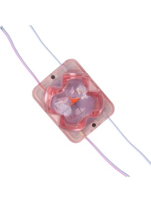 Powermaster PM-14724 12 Volt 2 Watt Pembe Sabit 4333-3030 Modül LED 43X33X28MM