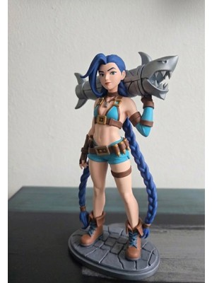 Oko Design Jinx Figür ( League Of Legends) Lol 17CM Masaüstü Figür