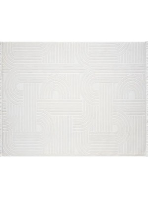 Vivense Aspendos Akrilik Dokuma Makine Halısı, 120X600, Krem, 5110