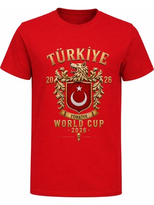 Efendioğlu Design Milli Takım Büyük Bozkurt Türkiye 2026 Dünya Kupası Çocuk Tişört