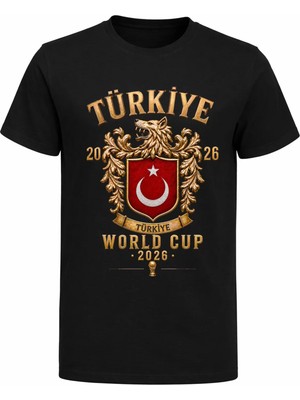 Efendioğlu Design Milli Takım Büyük Bozkurt Türkiye 2026 Dünya Kupası Tişört