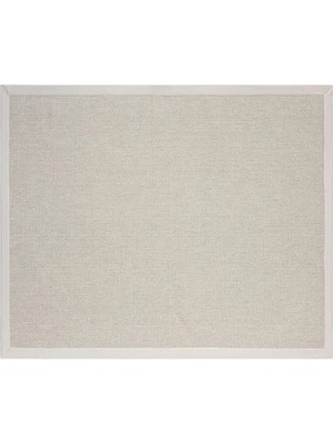 Vivense Bordürlü Hasır Dokulu Sisal Makine Halısı, Krem, 120X450