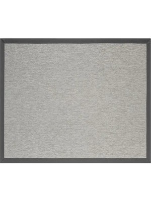 Vivense Bordürlü Hasır Dokulu Sisal Makine Halısı, Gri, 120X250