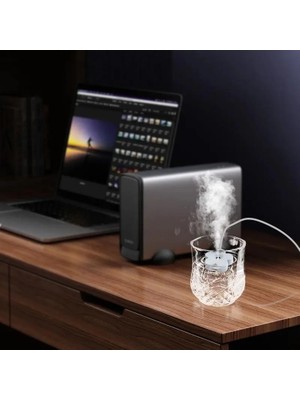 Alkasaz Taşınabilir USB Şarjlı Mini Hava Nemlendirici Her Yerde Taze ve Nemli Hava