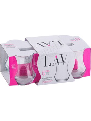 2 Adet Lav Eda 332E Çay Bardağı 6 Lı