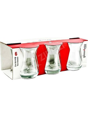 2 Adet Paşabahçe 42451 Çay Bardağı Damla Logo (P.bahçe Irem) 6lı