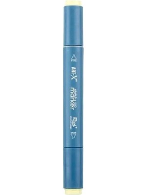 Rich KLM-18028 Art-X Sketch Marker Kalem Duo 917 Bayb Yellow