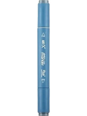 Rich KLM-17977 Art-X Sketch Marker Kalem Duo 535 Steel Grey