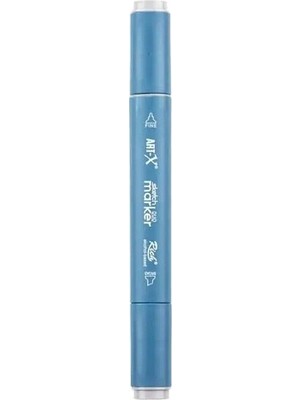 Rich KLM-17991 Art-X Sketch Marker Kalem Duo 5303 Greek White