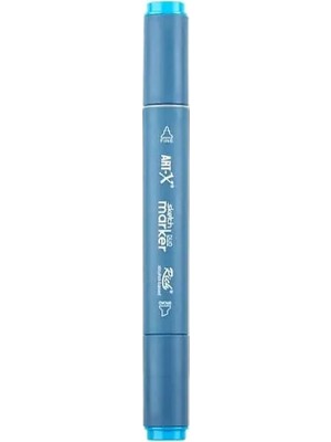 Rich KLM-17944 Art-X Sketch Marker Kalem Duo 638 Light Blue