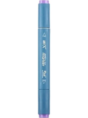 Rich KLM-17956 Art-X Sketch Marker Kalem Duo 271 Levandar