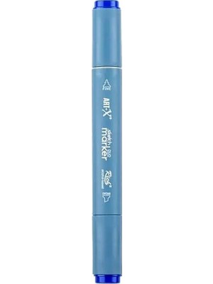 Rich KLM-17967 Art-X Sketch Marker Kalem Duo 286 Blue