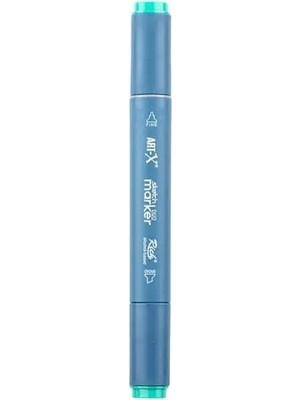 Rich KLM-18001 Art-X Sketch Marker Kalem Duo 333 Bluish