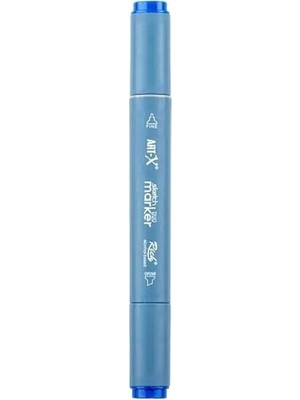 Rich KLM-17996 Art-X Sketch Marker Kalem Duo 2925 Wooden