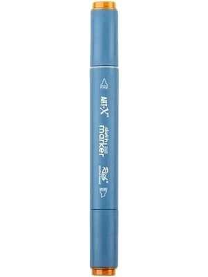 Rich KLM-17989 Art-X Sketch Marker Kalem Duo 7510 Storm