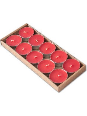 3 Adet Bozkurt Tealight Kokulu Mum 10'lu Çilek