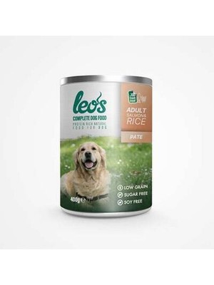 Bezos Somonlu ve Pirinçli Pate Yetişkin Köpek Konservesi 12 Adet 400 gr