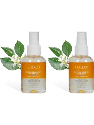 Vuralsin38 Kuru ve Hassas Ciltler Için Çift Fazlı Güneş Spreyi 100ML (2 Paketi)