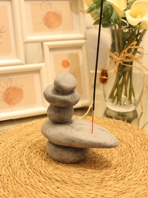 Hira Sanat Rock Taş Eskitmeli Tütsülük