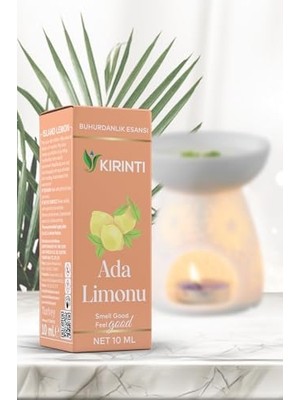 Vuralsin38 2000 Ada Limonu Kokulu Buhurdanlık Esansı 10 ml