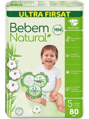 Vuralsin38 Bebem Natural Junior 80 Bebek Bezi