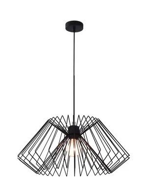 Vivense Göktuğ Kafes Avize, Siyah, 50 cm