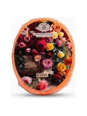 Vuralsin38 Doğal Süngerli Gül Kokulu Sabun, 140 Gram, Tüm Ciltler Için