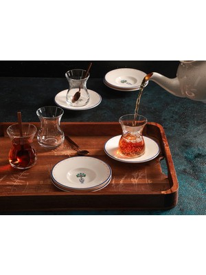 Vuralsin38 Vaso Piccolo 12 Parça 6 Kişilik Çay Takımı