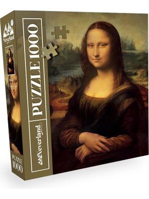 Vuralsin38 Neverland 1000 Parça Puzzle - Mona Lısa