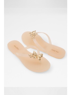 Aldo Flutterfly Sandalet Düz Terlik - Naturel