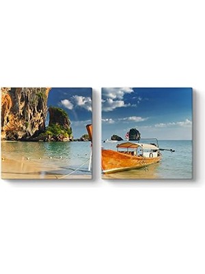 Vuralsin38 Chang Adası Tablosu 103 x 50-2 Parçalı