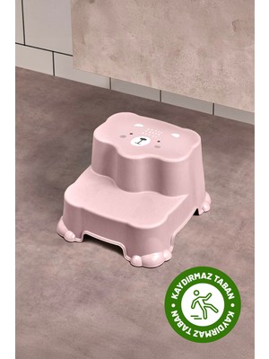Empressco Eviona Çocuklar Için Kaydırmaz, Çift Basamaklı Tabure - Banyo ve Lavabo Katlı Yükseltici - Fiyatı, Yorumları