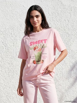 Lcw Vision Pembe Tişört
