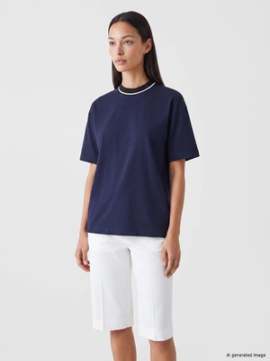 Lcw Modest Lacivert Tişört