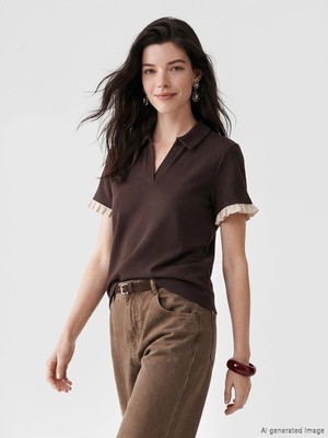 LC Waikiki Lcw Comfort Kahverengi Tişört
