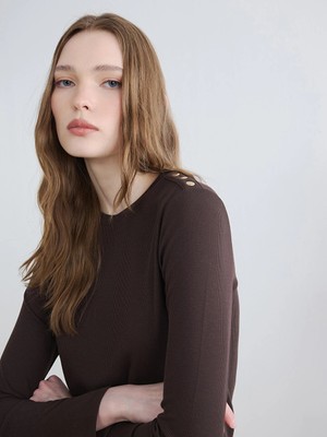 Lcw Modest Kahverengi Tişört