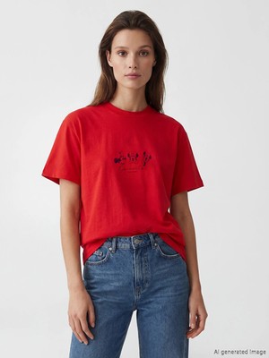 Lcw Modest Kırmızı Tişört