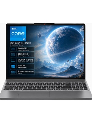 Lenovo IP3 83K100Q0TR i5-13420H 8GB DDR5 256GB SSD WUXGA 15.3" IPS FreeDos