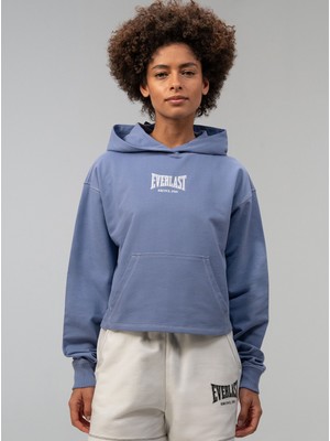 Everlast Dot Collection Comfort Fit Indigo Kadın Sweatshirt
