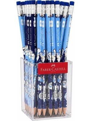  faber-castell kurşun kalem silgili arctic friends 2b (72 li paket)