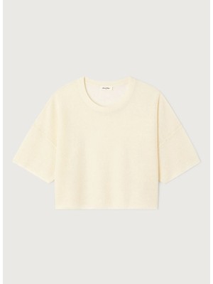 American Vintage Bej Kadın Yuvarlak Yaka Sweatshirt EPA18AE26