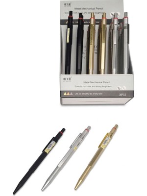 Belirtilmemiş Bafix Ofy Versatil Kalem (Mekanik Kurşun Kalem) 0.7 Mm 8767 (36 Lı Paket)