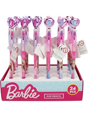 Belirtilmemiş Dolphin Barbie Geçmeli Kurşun Kalem Taşlı Kalp 24/576 B-1032 (24 Lü Paket)