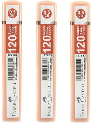Faber-Castell Grip Min Versatil Kalem Ucu 0.5 2B 60Mm, 120 Li Pastel (12 Tüp)